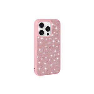 Funda de Lujo Netzy con Diamantes Brillantes para iPhone 15 Pro Max, Carcasa Protectora Trasera con Pedrería, Diseño Lindo para Chicas - Product Image 1