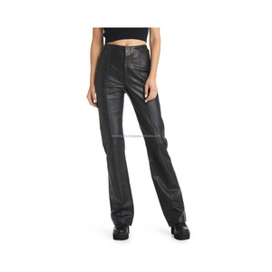 Leggings fins à taille haute pour femmes, 100% lin, écologiques, imperméables, légers, extensibles, collection automne-hiver 2024 - Product Image 4