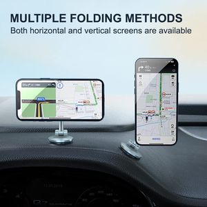 Supporto magnetico per auto regolabile in altezza con Base rotante a 360 ° supporto flessibile per cruscotto per tutti i modelli di telefono - Product Image 2