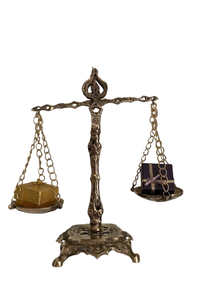 Báscula de Latón Vintage, Balanza de la Justicia, Báscula de Apotecario, Decoración Náutica para el Hogar, Báscula de Latón de Apotecario - Product Image 6