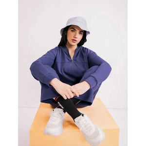 Conjunto de chándal de Sudadera corta para mujer personalizado OEM fabricante de ropa deportiva de alta calidad para Otoño Invierno - Product Image 5