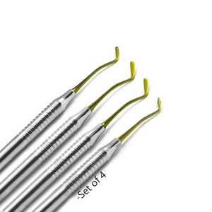 Juego de 4 Instrumentos Reutilizables de Titanio Dorado para Restauración Dental y Ortopedia, Aprobados por la CE, para Uso en Perros - Product Image 2