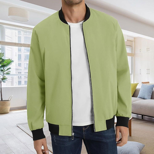 Vente en gros de blouson coupe-vent imperméable en nylon de haute qualité, dernier style, mode et haute qualité avec logo personnalisé, blouson aviateur pour hommes Service OEM - Product Image 5