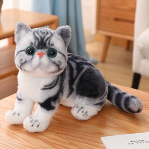 Lindo Peluche de Gatito Realista, Muñeco de Gato, <span class=keywords><strong>Almohada</strong></span> de Compañía y Consuelo para Niños, Animal de Peluche - Product Image 4