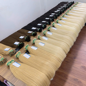 Extensión de cabello humano a granel de color vietnamita textura recta natural precio al por mayor de fábrica listo para enviar - Product Image 1