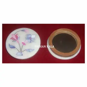 Low Price And Hand Polished Natural White Marble Mix Inlaid Mother Of Pearl Mirror With Top Class Service Provide Of Wholesaler