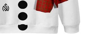 Sudaderas navideñas Sudadera navideña de cuello redondo bordada de gran tamaño - Product Image 6