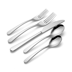 Restaurante Cuchillo Tenedor Cuchara Cubiertos Acero Inox Juego de cubiertos de oro para boda Juego de cubiertos de hotel Juego de cubiertos de acero inoxidable - Product Image 3