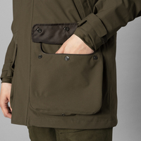 HUNT GEAR Veste Softshell Unisexe Grande Taille Imperméable 10 000 mm Coupe-Vent Respirante en Microfleece avec Capuche Zippée et Imprimé Camouflage pour l'Hiver