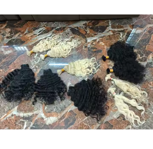 Cheveux vierges bruts en vrac de haute qualité avec des mèches complètes épaisses offrant une sensation de longévité naturelle Match parfait pour la coiffure protectrice - Product Image 3