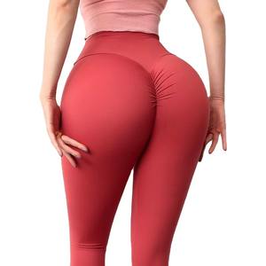 Leggings de yoga pour femmes en gros personnalisés, taille en V, tie-dye, taille haute, relevage des hanches, fessier galbé, pantalon de sport, leggings de fitness sans couture - Product Image 5