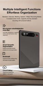 Asistente de estudio para estudiantes Grabadora de voz 64GB Notas de conferencia Revisión de examen Herramienta de grabación confiable - Product Image 5