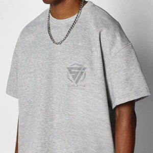 เสื้อยืดผู้ชายแขนสั้นทรงโอเวอร์ไซส์สไตล์วินเทจผ้าฝ้าย 100% ยี่ห้อ Manufacturer Streetwear รุ่นซัมเมอร์ ล้างสีแบบแอซิดวอช แต่งดีเทลขาดๆ แบบดิสเทรส  สามารถสั่งทำได้ - Product Image 1
