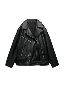Chaqueta Cortavientos de Cuero Marrón Personalizada a la Moda para Hombre - Product Image 2