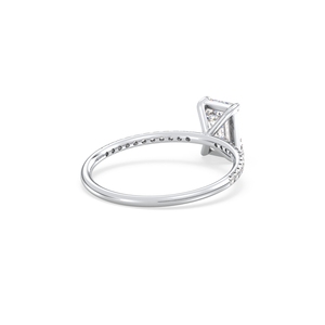 Reyes แหวน925สเตอร์ลิงเงินโมอิสซาไนต์สำหรับเป็นของขวัญแต่งงานแหวนหมั้นสำหรับผู้หญิงหรูหราผ่านการรับรองจากกร้าสำหรับเครื่องประดับที่ดี - Product Image 4