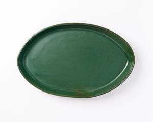 Set américain Plateau de service rond en métal plaqué or brossé émaillé Plateau de service circulaire en or - Product Image 6