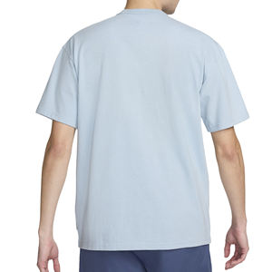 Hombres en blanco 100% algodón camisetas de gran tamaño Streetwear Drop Shoulder camisetas de alta calidad camiseta - Product Image 2