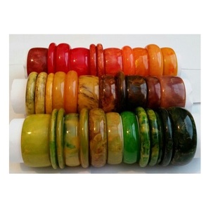 Calidad de exportación Personalizar Pulsera de moda de resina de Ángel hecha a mano para mujer Hecho a mano en la India Más vendidos - Product Image 2
