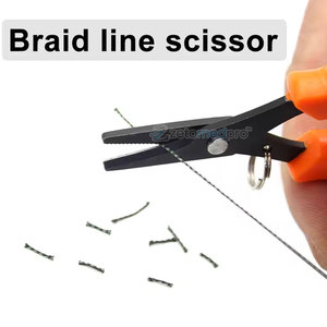 Outil de coupe portable, ciseaux à tresse de pêche professionnels, coupe-ligne tranchant et durable, ciseaux à tresse de pêche compacts - Product Image 2