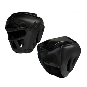 Casque de boxe de haute qualité en cuir PU, protection du visage, fermeture réglable à boucle et crochets, unisexe, adulte, casque de sport - Product Image 3