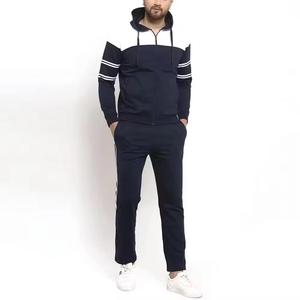 Conjunto Deportivo de Invierno para Hombre, Estampado, Técnico, de Forro Polar, Transpirable, de Dos Piezas, para Entrenamiento - Product Image 1