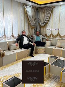 Sièges de sol orientaux, canapé ethnique, canapé arabe Majlis, canapé de style ottoman, ensemble de canapé arabe Jalsa, sièges de sol orientaux de luxe - Product Image 3