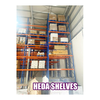 Rack de stockage de qualité commerciale à 5 niveaux Système de rayonnage à palettes en acier réglable Rayonnage d'entrepôt pour centres logistiques