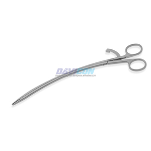 DAVICON DE-15040 Passants de tube thoracique manuels en acier inoxydable de haute qualité avec verrouillage 9,75'' (24 cm) Outil de placement de tube de drainage thoracique pour - Product Image 2