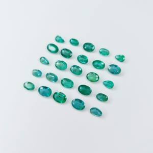 Meilleure vente 100% naturel haute qualité zambienne émeraude ovale poires coupe forêt vert 6x4-5x7mm pierre précieuse en vrac pour la fabrication de bijoux - Product Image 4