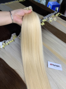 Cheveux Humains Naturels Vierge 100% Vietnamiens Super Double Drawn Remy, Blond Clair, Qualité Supérieure, Prix Usine, Vente en Gros - Product Image 5