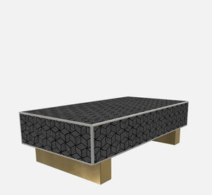 Calidad superior Aspecto moderno Lugares de lujo Restaurantes y cafetería Mesa auxiliar Venta de fábrica Mesa de centro de aluminio en precio al por mayor - Product Image 1