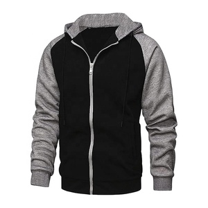 Sweat-shirt à capuche zippé intégral pour homme, sportswear décontracté, 100% coton mélangé polyester, broderie, hiver 2024, OEM - Product Image 4