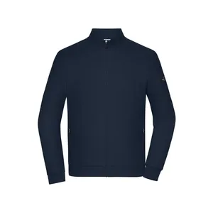 Sudadera con capucha y cremallera para hombre, de tejido interlock, sostenible, promocional - Product Image 3