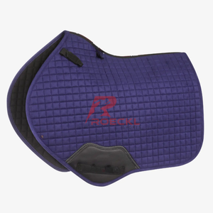 Tapis de selle de cheval anglais de haute qualité avec doublure en tissu durable matériau souple ajustement confortable pour l'entraînement prolongé - Product Image 2