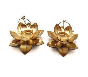 เชิงเทียนทองเหลืองอุปกรณ์ตกแต่งคริสต์มาส - Product Image 3