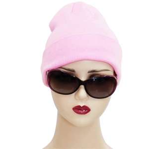 Alta calidad Unisex Slouchy Cuff Beanie Grey Winter Skull Cap Fisherman Kint Warm Winter Hats para hombres - Product Image 4