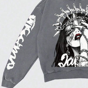 เสื้อครอปแบบมีฮู้ดของผู้ชาย, เสื้อครอปผ้าคอตตอน100% ลำลองซักได้อย่างมีความสุข - Product Image 5