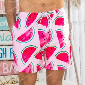 Pantalones cortos coloridos de verano para hombre 2025, pantalones cortos hawaianos informales para vacaciones en la playa para mujer, pantalones cortos transpirables para nadar, entrenamiento para niños - Product Image 4