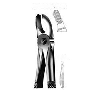 Pinzas de Extracción Manuales Modelo Inglés # Figura 1013 # Molares Superiores 18A con Certificación CE - Product Image 4