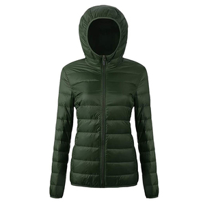 Servicio OEM Chaqueta Acolchada Transpirable para Mujer, Chaqueta Acolchada con Capucha Cálida y Acolchada de Manga Larga, Gran Venta - Product Image 5