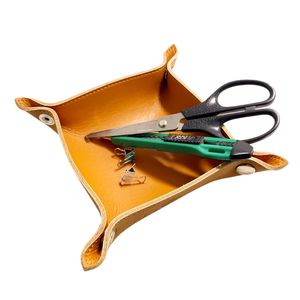 Custom Portable Existing PU Leather Valet <b>Tray</b> Set <b>Jewelry</b> Storage Colorful Leather Catchall <b>Tray</b> - Product Image 6