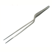 Pince à épiler personnalisée pour chef de cuisine Pince à épiler décalée en acier inoxydable de couleur bleue Multi 20cm Pince à épiler culinaire Ustensiles de cuisine