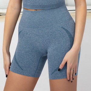 กางเกงรัดรูปเอวสูงสำหรับผู้หญิงกางเกงฟิตเนสยกสะโพกแบบไร้รอยต่อสำหรับเล่นโยคะเล่นกีฬา - Product Image 5