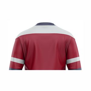 Maillots de hockey sur glace personnalisés réversibles imprimés par sublimation, tissu respirant et anti-humidité, logos d'équipe brodés, respectueux de l'environnement - Product Image 5