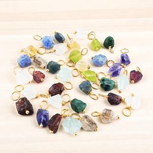 ลวดอเมทิสต์ดิบ8-10มม. ห่อด้วยโรเดียมและชุบทอง - Product Image 5