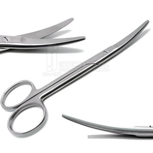 Tijeras de instrumentos quirúrgicos manuales de acero inoxidable de alta calidad Excelente servicio OEM disponible - Product Image 4