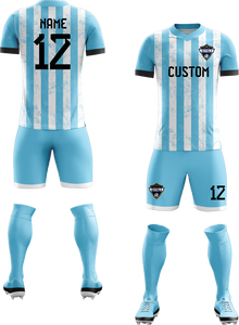 Vente directe d'usine en gros pas cher nouveau design personnalisé vierge joueur enfants Version maillot de football ensemble uniformes club maillot de football - Product Image 2