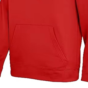 Sweat à capuche en polaire polyester confortable, doux et chaud, avec logo personnalisé, ajustable, pour tous les jours et les activités de plein air - Product Image 3
