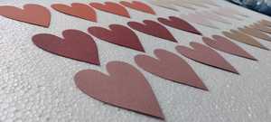 Custom <b>Made</b> <b>Hand</b> <b>Made</b> <b>Paper</b> <b>Paper</b> Hearts in Custom <b>Made</b> Sizes and Colors Ideal for Scrapbooking and Art Projects - Product Image 5