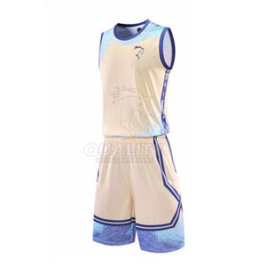 Uniforme de basket-ball personnalisé de haute qualité en polyester, respirant, à séchage rapide, sans manches, options grandes tailles, vente en gros - Product Image 1